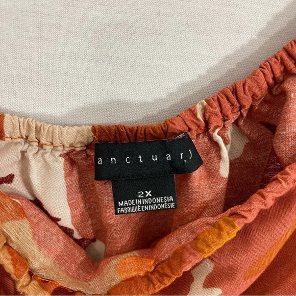 Sanctuary Ultra Soft Rayon Floral Summer Top size 2X - Picture 2 of 9